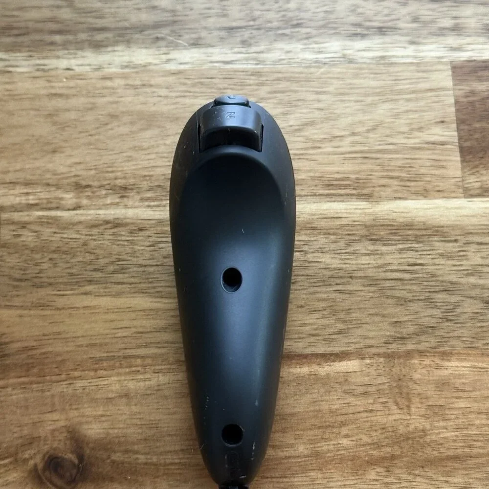OEM Nintendo Black Wii Nunchuck Remote (RVL 004) Authentic Official Tested Works